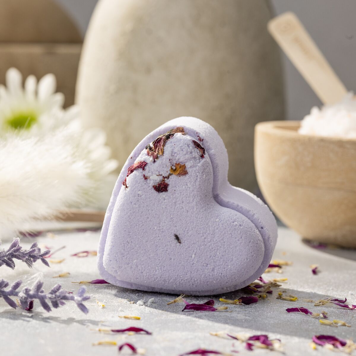 Set of 5 Heart Shaped Shower Steamers Package - in a Gift Box - Can be personalized.