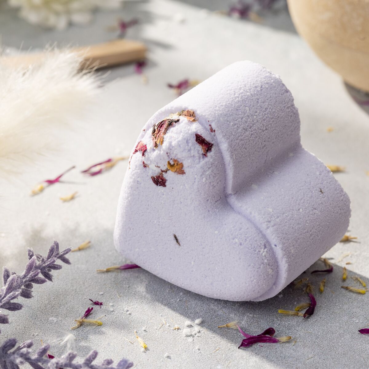 Set of 5 Heart Shaped Shower Steamers Package - in a Gift Box - Can be personalized.