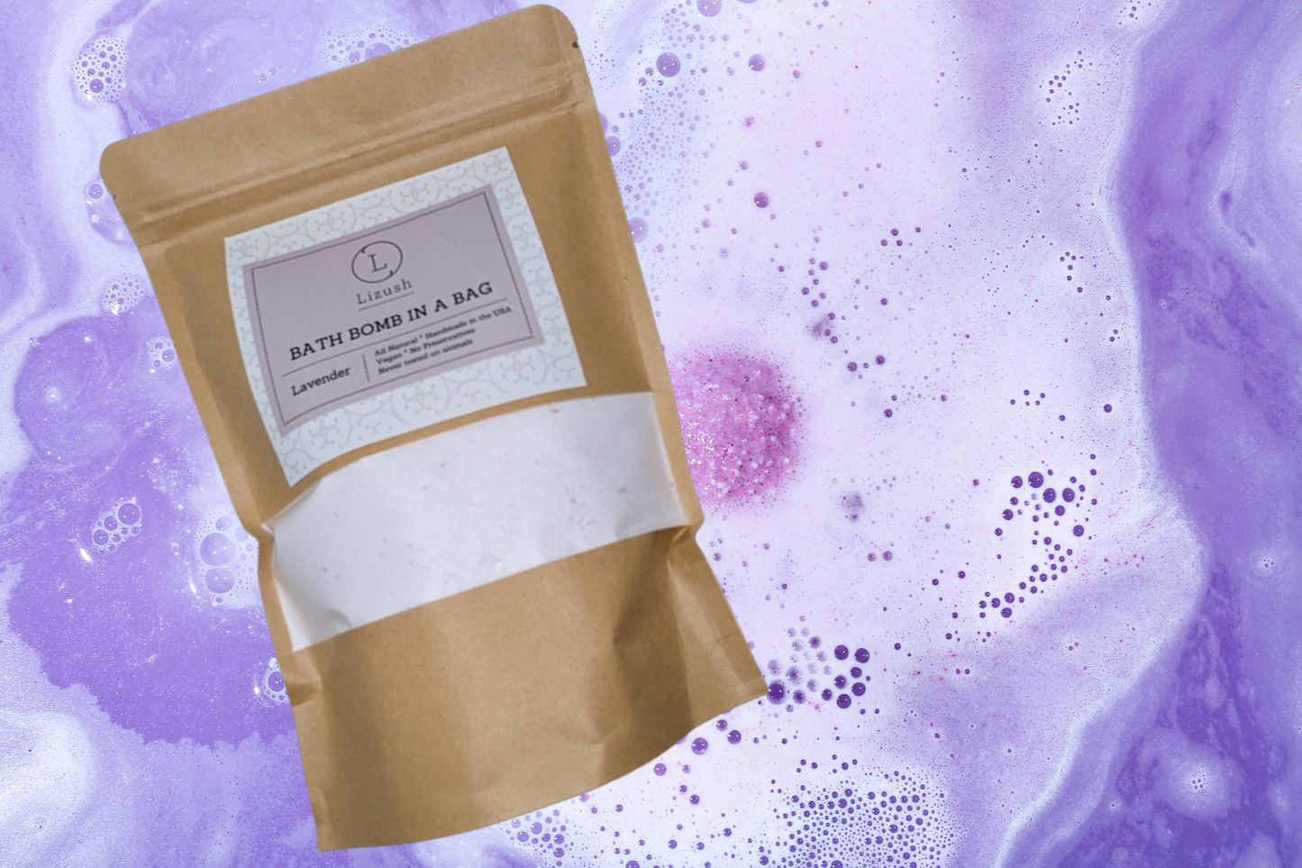 Magic Fizz BAG 15oz -Magic Dust-100% natural - Bath/Foot