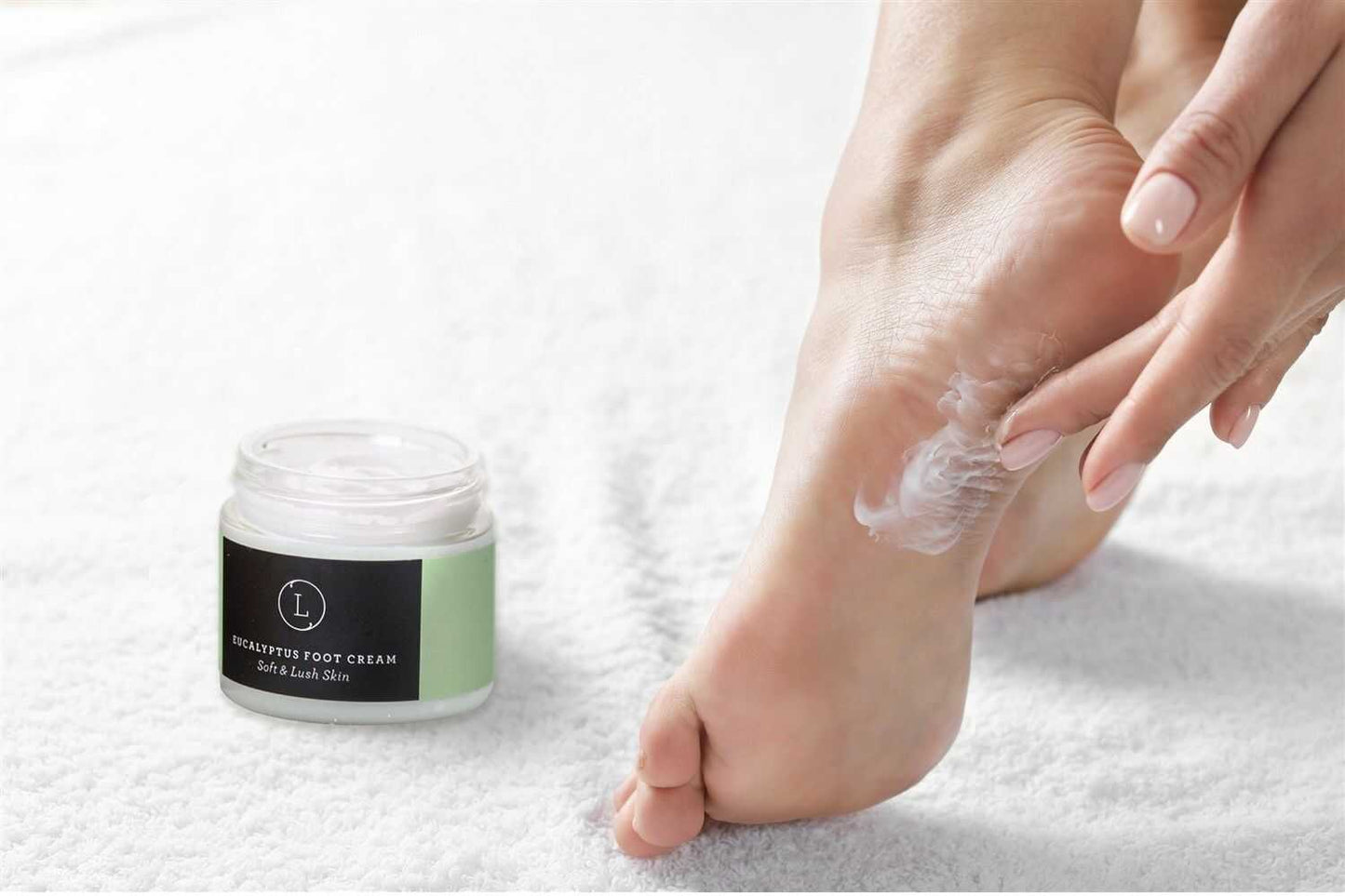 Foot cream, Shea Butter Foot Cream, Eucalyptus foot cream, nourishing foot cream - lizush