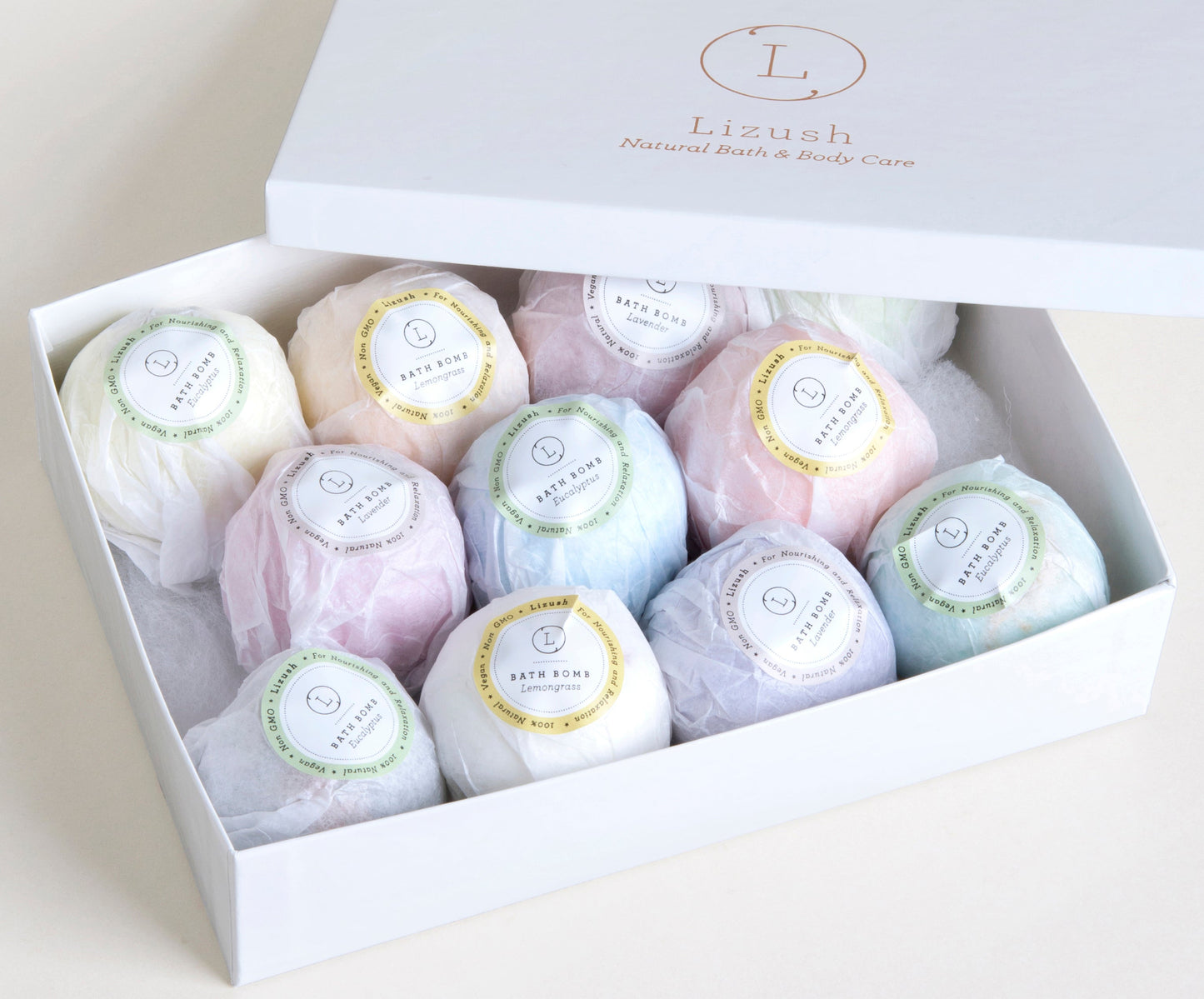 11 Bath Bombs Gift Box +  one Free Bomb to make 12 !!