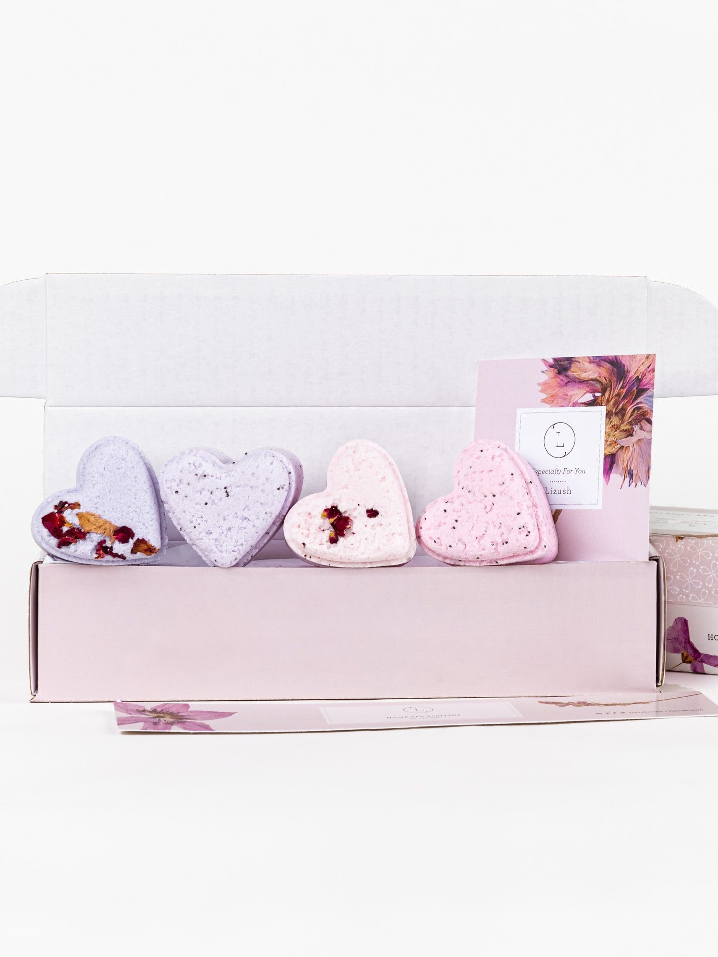 wholesale -5 heart shaped Shower Steamers Gift Set