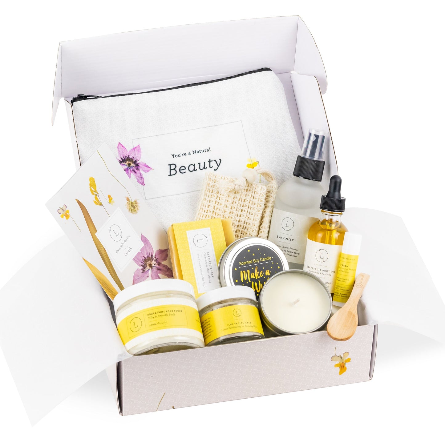 Wholesale Citrus Care Package - Natural Bath and Body Gift Set