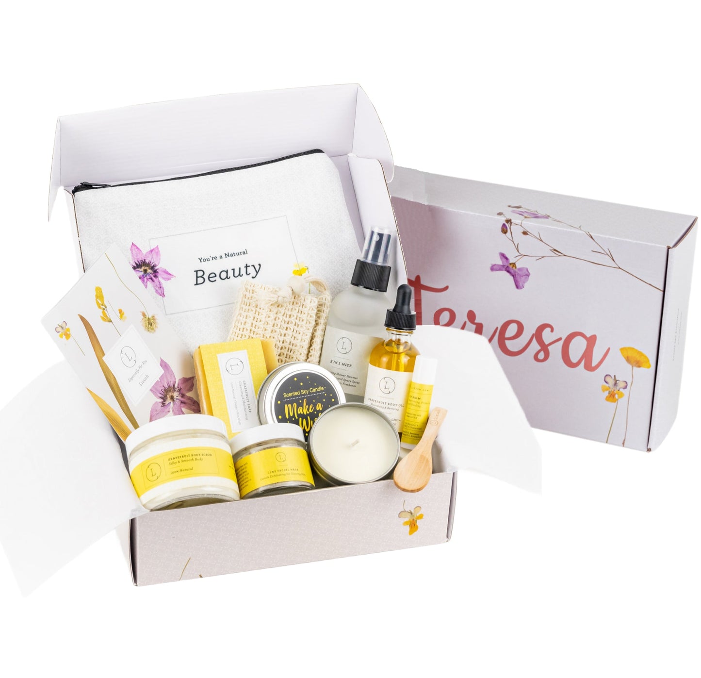 Wholesale Citrus Care Package - Natural Bath and Body Gift Set