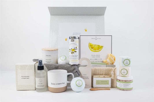 Luxury large get well gift basket full of natural products and some indulgence items to help your loved ones to get well - Lizush