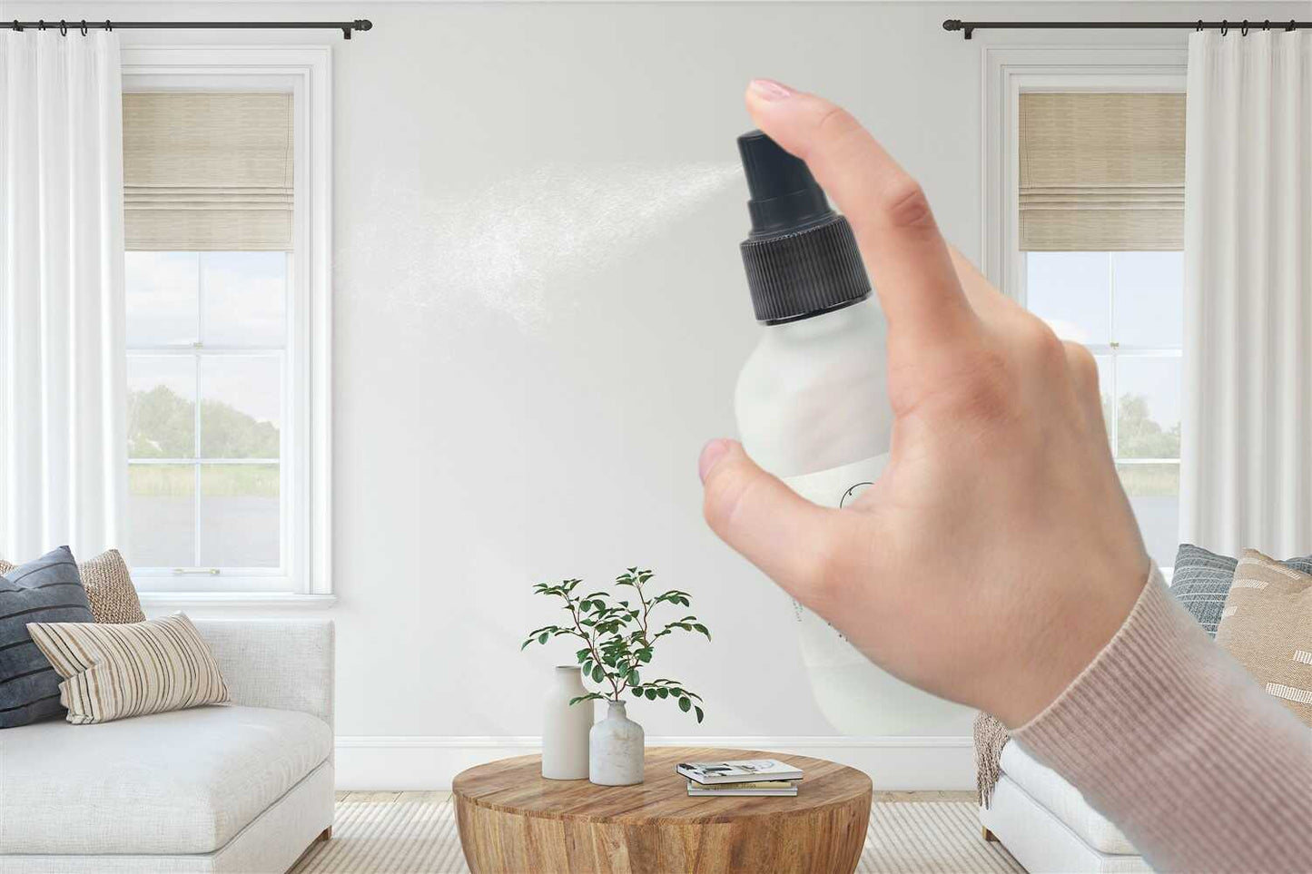 Air Freshener, Linen Freshener, Eucalyptus Mist, Shower Mist, Uplifting Atmosphere Spray, Room and Space Spray, 3 IN 1 Home Essential Mist, Lizush, Natural mist for Home