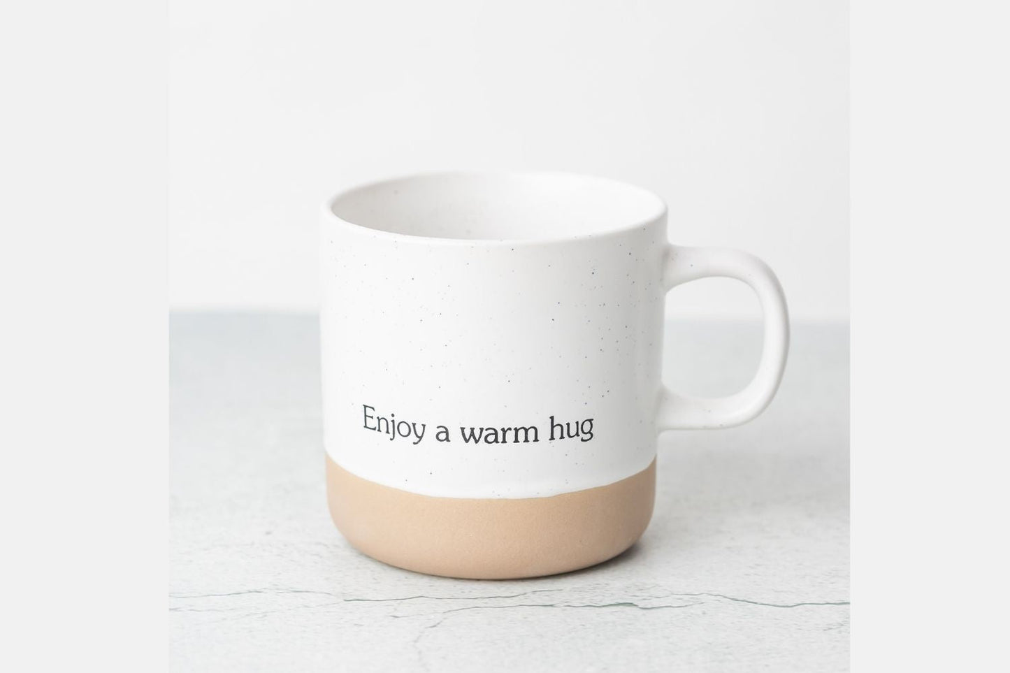 Ceramic mug cup - Enjoy a warm hug - Lizush 