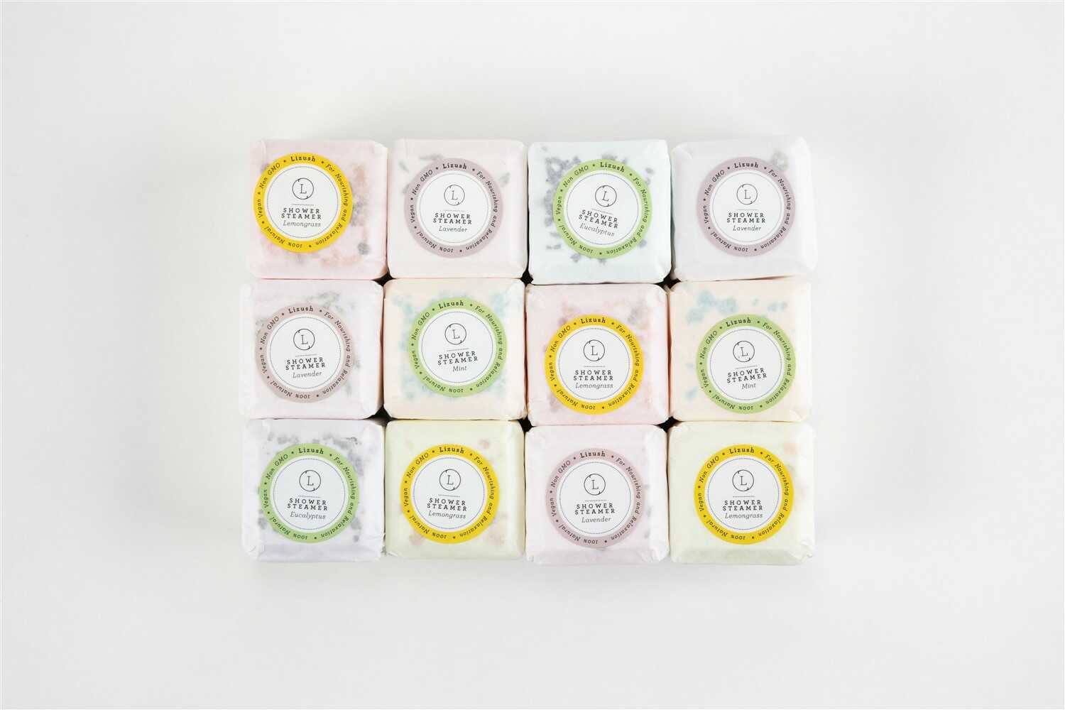 Natural Shower steamers gift set, Relaxing Bath bombs, shower steamers gift basket, set of 12 shower steamers, bath time - lizush