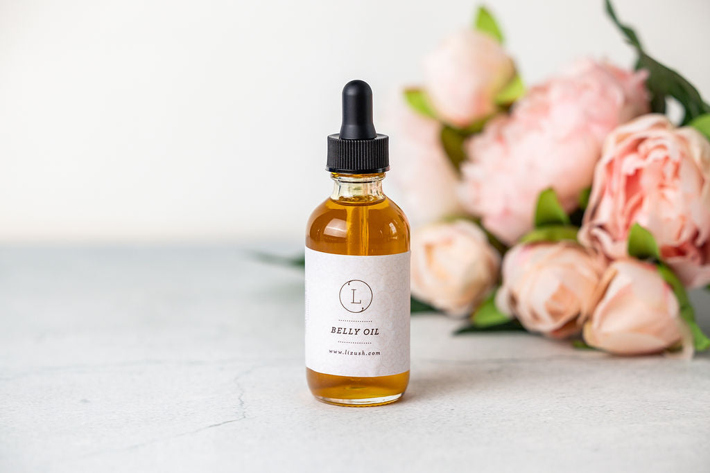 Lizush - belly oil for strch skin for new mom