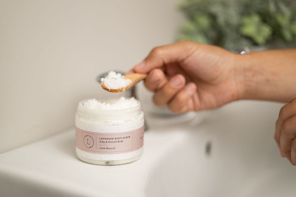Natural Body Scrub - Exfoliating Scrub and Moisturizing Body Scrub