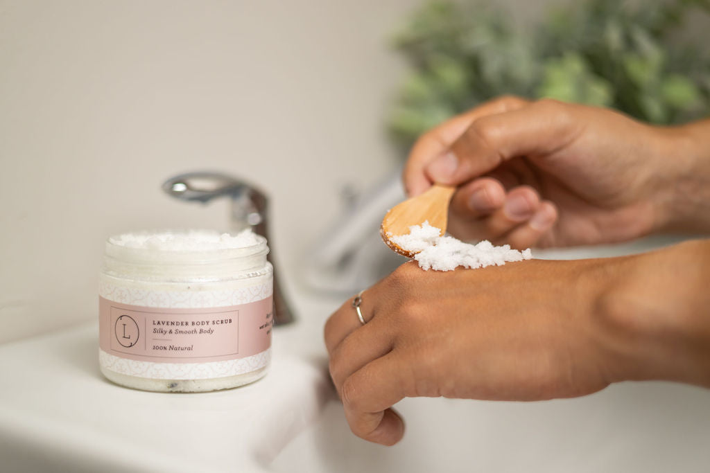 Natural Body Scrub - Exfoliating Scrub and Moisturizing Body Scrub