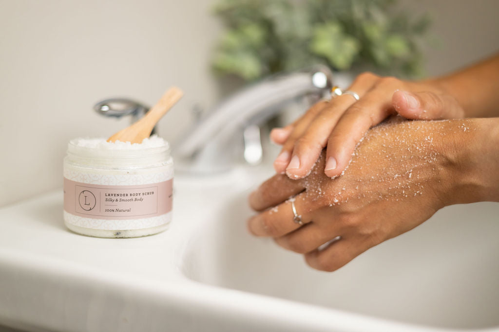 Natural Body Scrub - Exfoliating Scrub and Moisturizing Body Scrub
