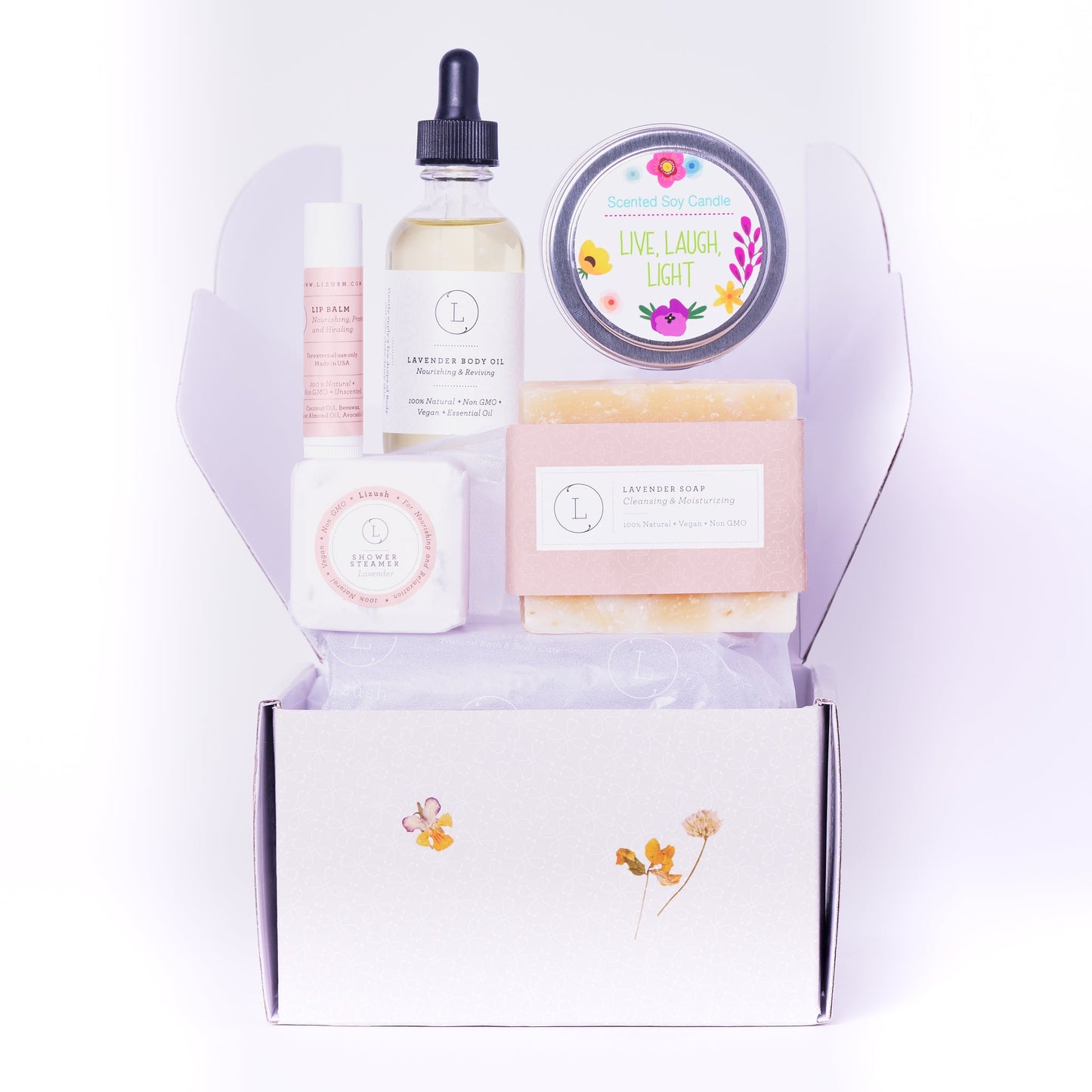 Unwind Lavender  Gift set - Live, Laugh, Light