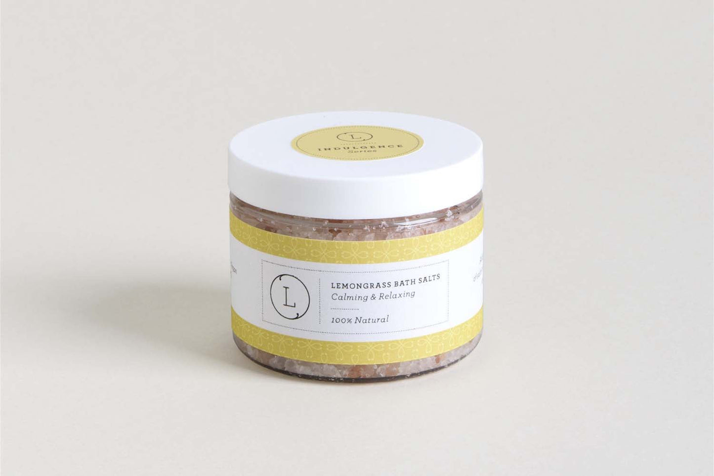 Natural bath salt, calming and relaxing bath salt, lemongrass bath salt