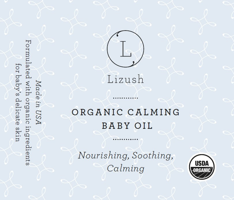 ORGANIC CALMING BABY OIL Nourishing, Soothing,Calming