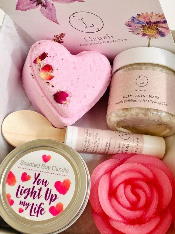 Wholesale - Natural Skincare Gift Box, Cute LOVE Special Gift Box, Mother's Day Gift