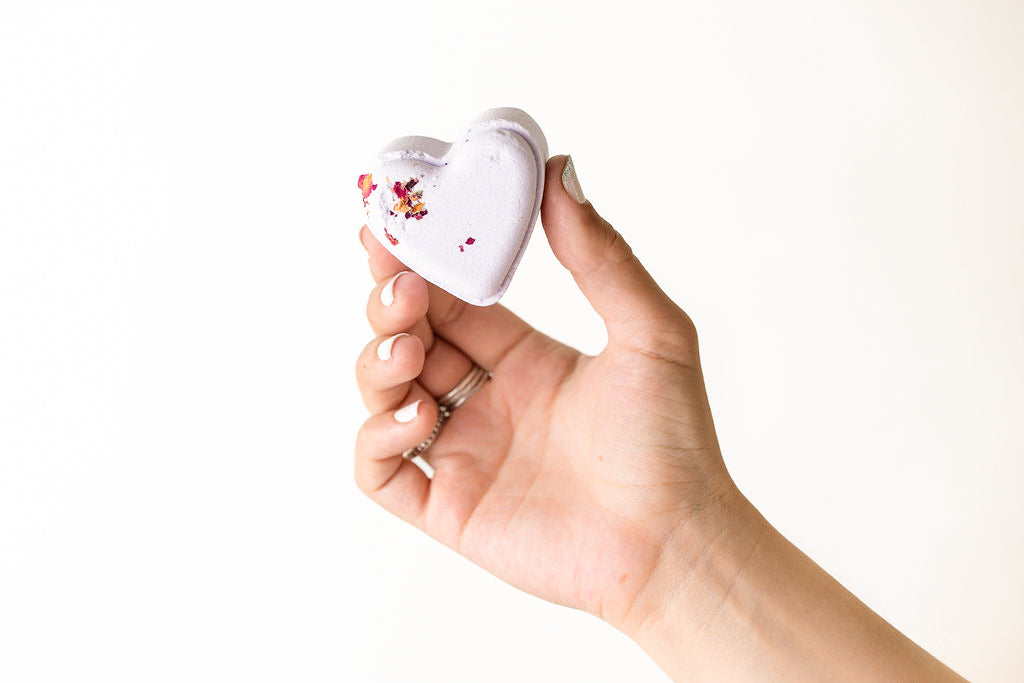 25 Heart shaped Shower Steamers - Lavender