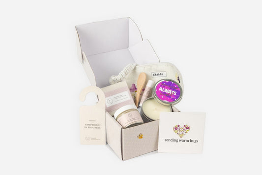 Lavender skincare products set, natural skincare appreciating gift box, thank you gift box - lizush