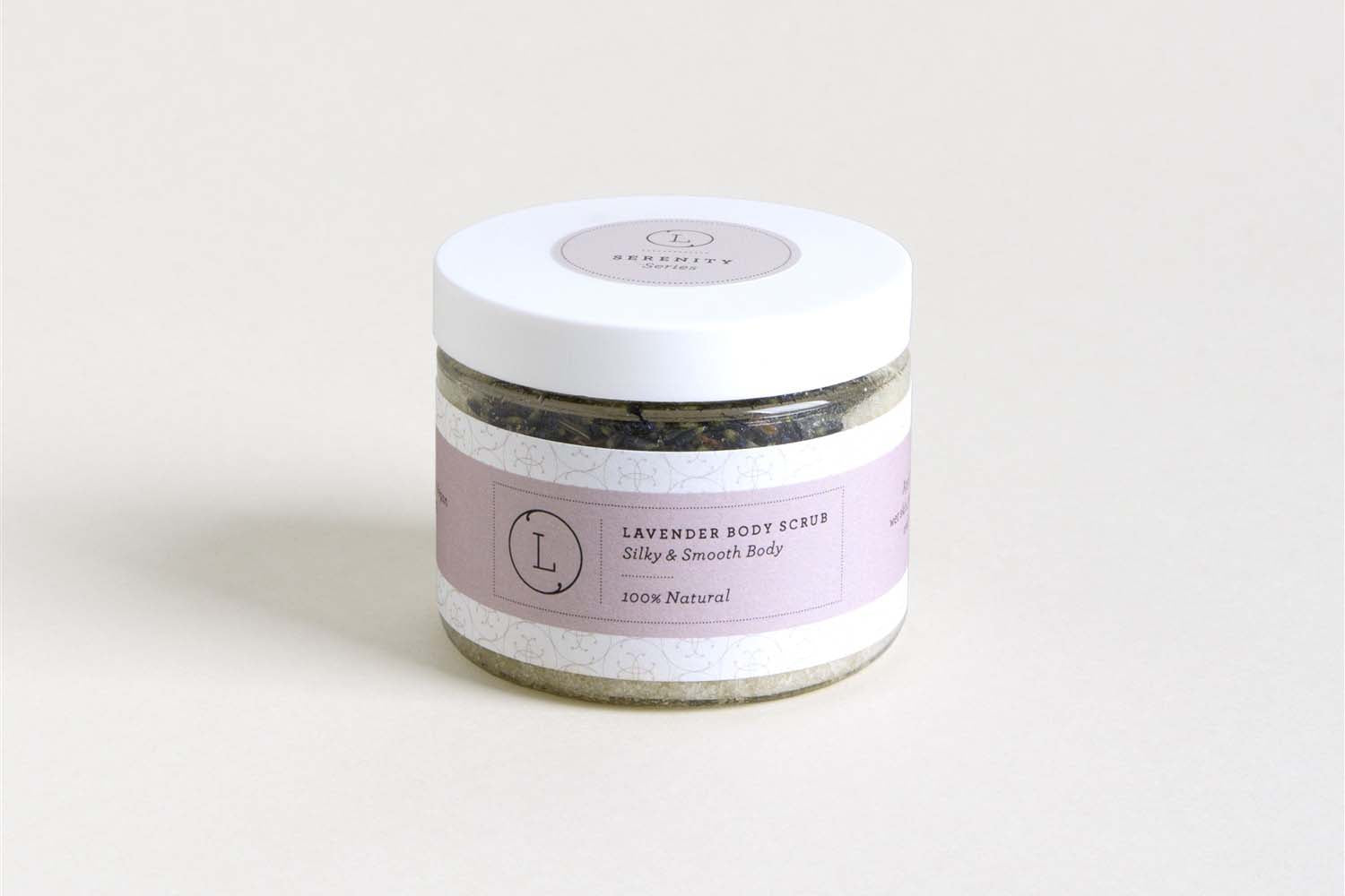 Natural Lavender body scrub, lizush, silky and smooth body scrub